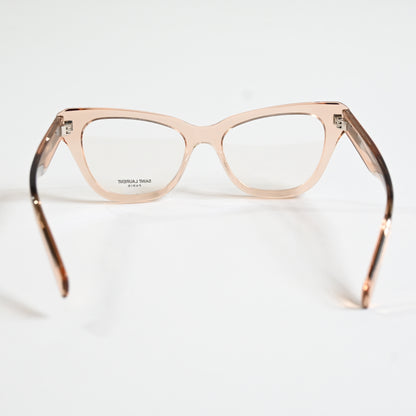 Yves Saint Laurent SL-472O 004 Womens Authentic Eyeglasses Clear Peach, 52 - New