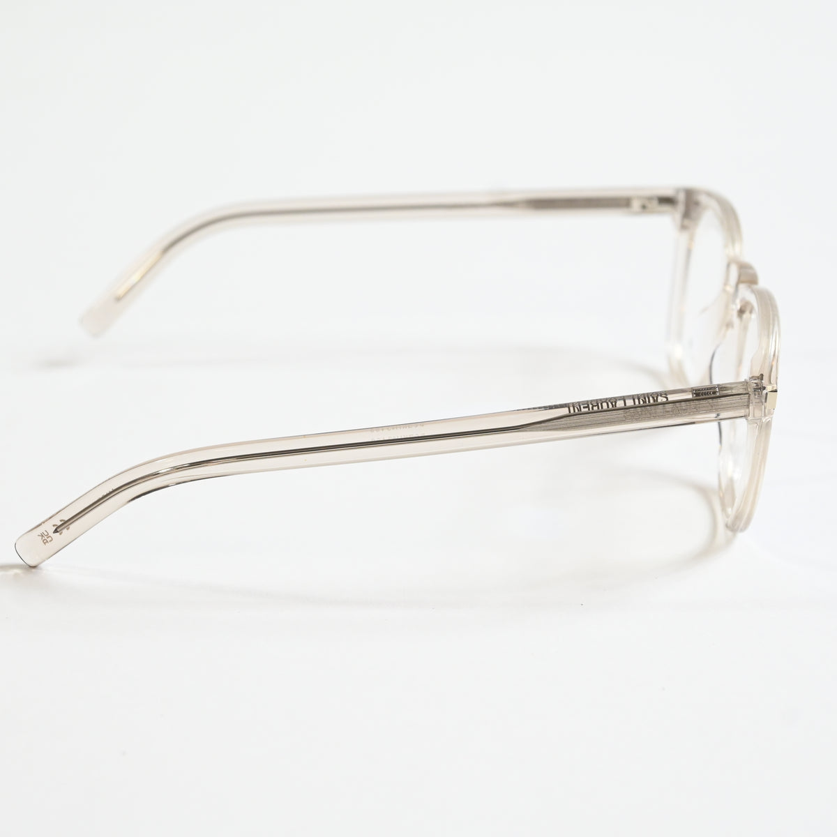 Yves Saint Laurent SL-28O 004 Unisex Authentic Eyeglasses Clear Beige, 50 - New