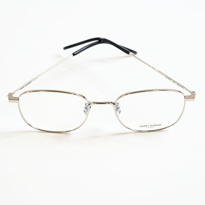 Yves Saint Laurent SL-492OK 005 Unisex Authentic Eyeglasses Silver, 53mm - New
