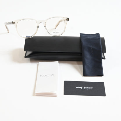 Yves Saint Laurent SL-523O 003 Mens Authentic Eyeglasses Beige, 50mm - New
