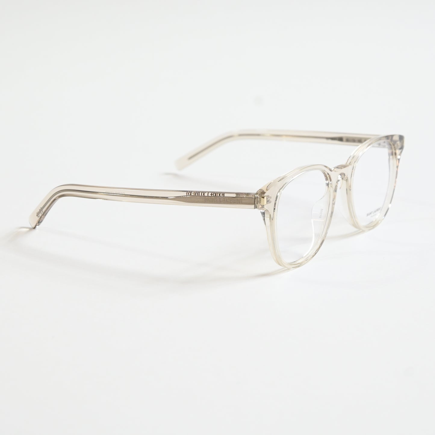 Yves Saint Laurent SL-523O 003 Mens Authentic Eyeglasses Beige, 50mm - New