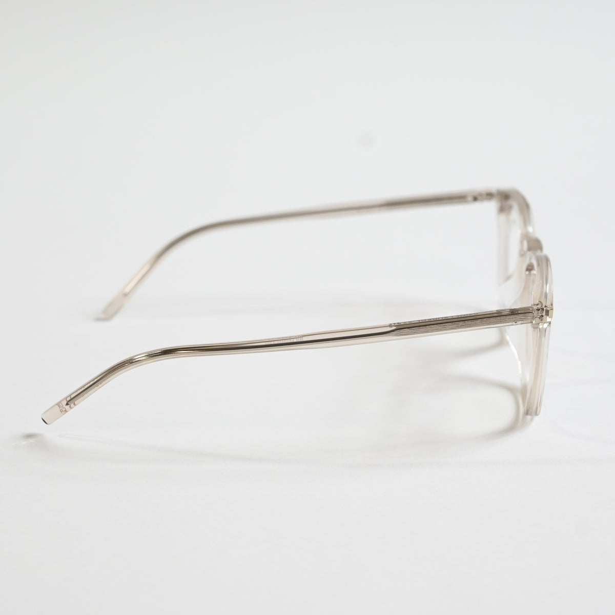 Yves Saint Laurent SL623O 004 Mens Authentic Eyeglasses Clear Beige, 49mm - New