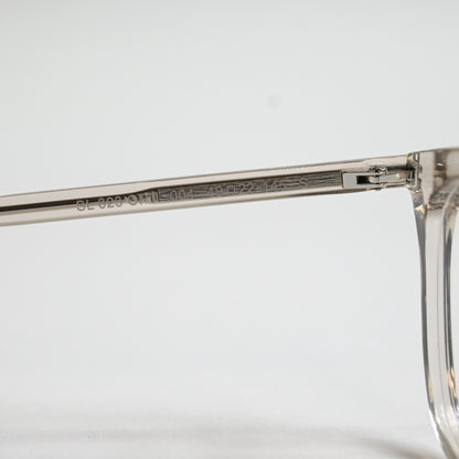 Yves Saint Laurent SL623O 004 Mens Authentic Eyeglasses Clear Beige, 49mm - New