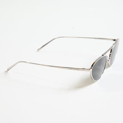 Yves Saint Laurent SL-538S 002 Unisex Authentic Sunglasses Silver/Gray, 58 - New