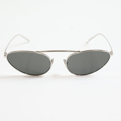 Yves Saint Laurent SL-538S 002 Unisex Authentic Sunglasses Silver/Gray, 58 - New