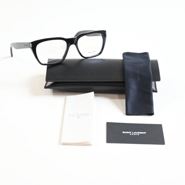 Yves Saint Laurent SL-598O 001 Mens Authentic Eyeglasses Black, 56mm - New