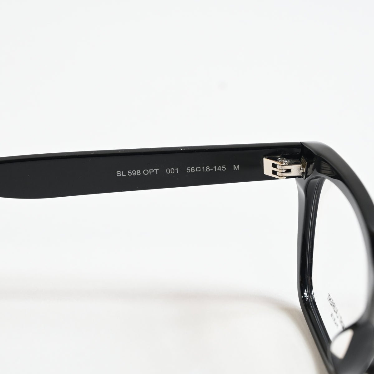 Yves Saint Laurent SL-598O 001 Mens Authentic Eyeglasses Black, 56mm - New
