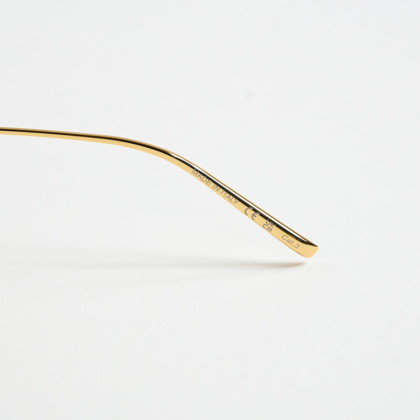 Yves Saint Laurent SL536 003 Womens Authentic Sunglasses Gold/Gray, 99mm - New
