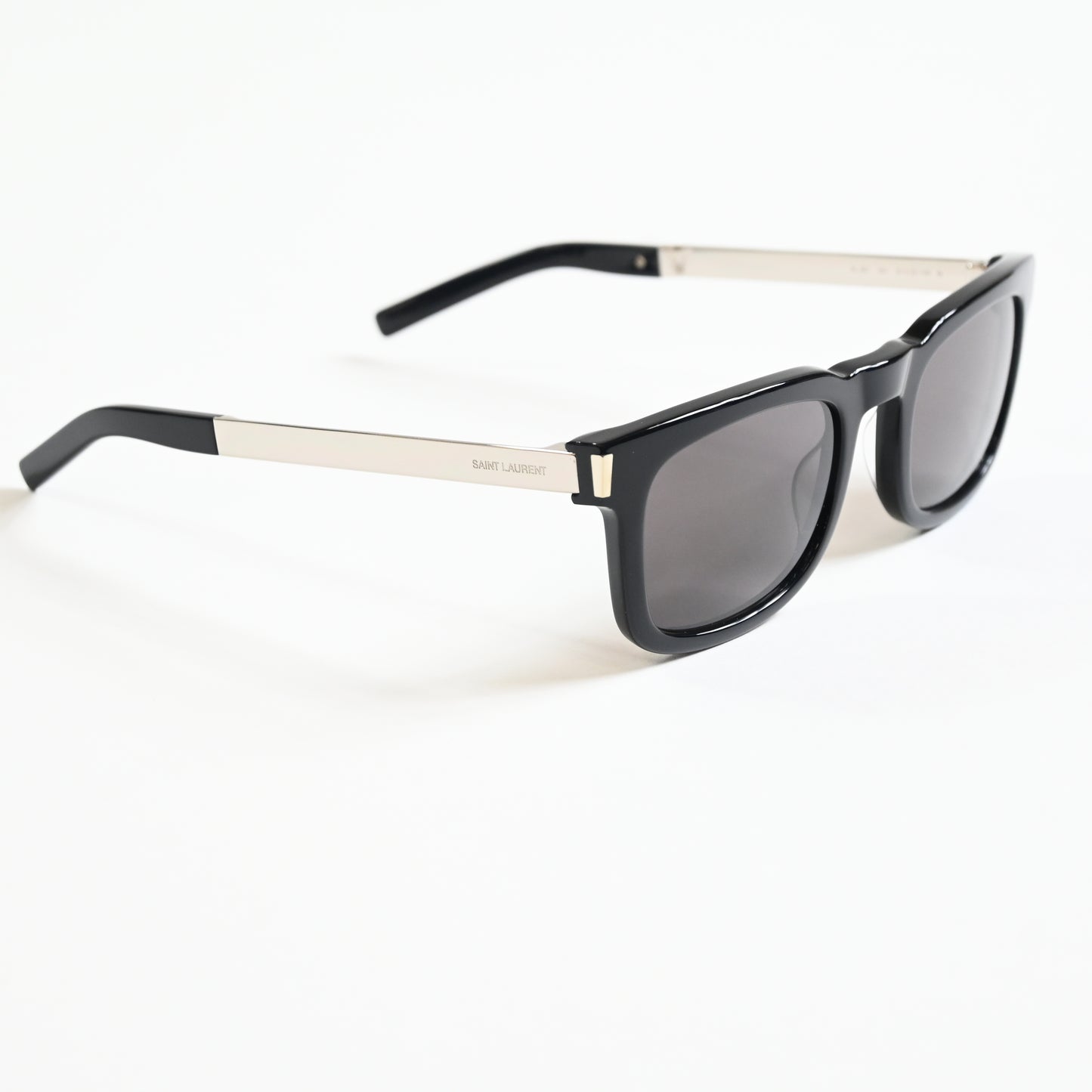Yves Saint Laurent SL-581S 001 Unisex Authentic Sunglasses Black/Gray, 51 - New
