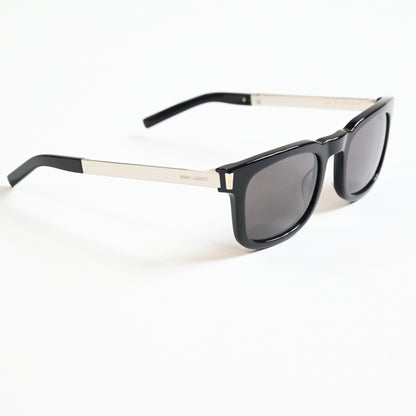 Yves Saint Laurent SL-581S 001 Unisex Authentic Sunglasses Black/Gray, 51 - New
