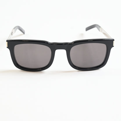 Yves Saint Laurent SL-581S 001 Unisex Authentic Sunglasses Black/Gray, 51 - New