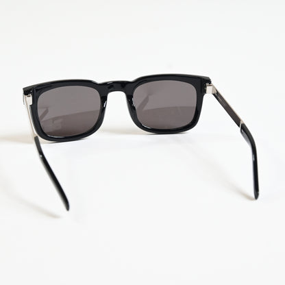 Yves Saint Laurent SL-581S 001 Unisex Authentic Sunglasses Black/Gray, 51 - New
