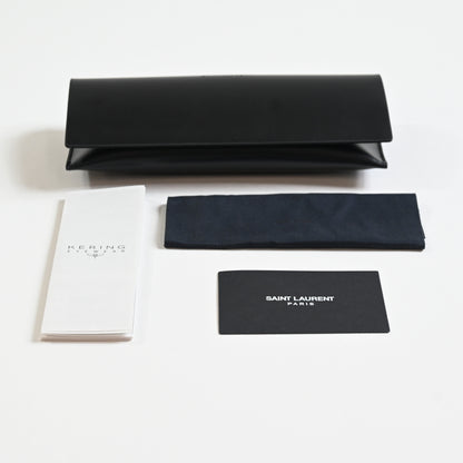Yves Saint Laurent SL-581S 001 Unisex Authentic Sunglasses Black/Gray, 51 - New