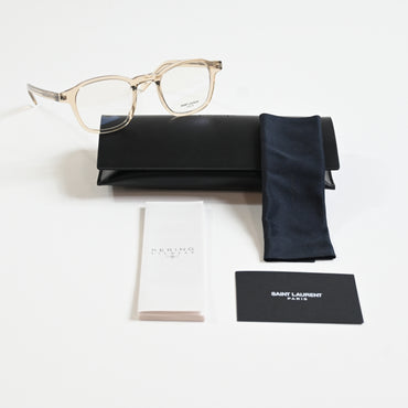 Yves Saint Laurent SL-549O-SLIM 004 Mens Authentic Eyeglasses Yellow, 47 - New