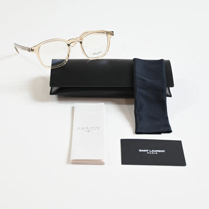 Yves Saint Laurent SL-549O-SLIM 004 Mens Authentic Eyeglasses Yellow, 47 - New