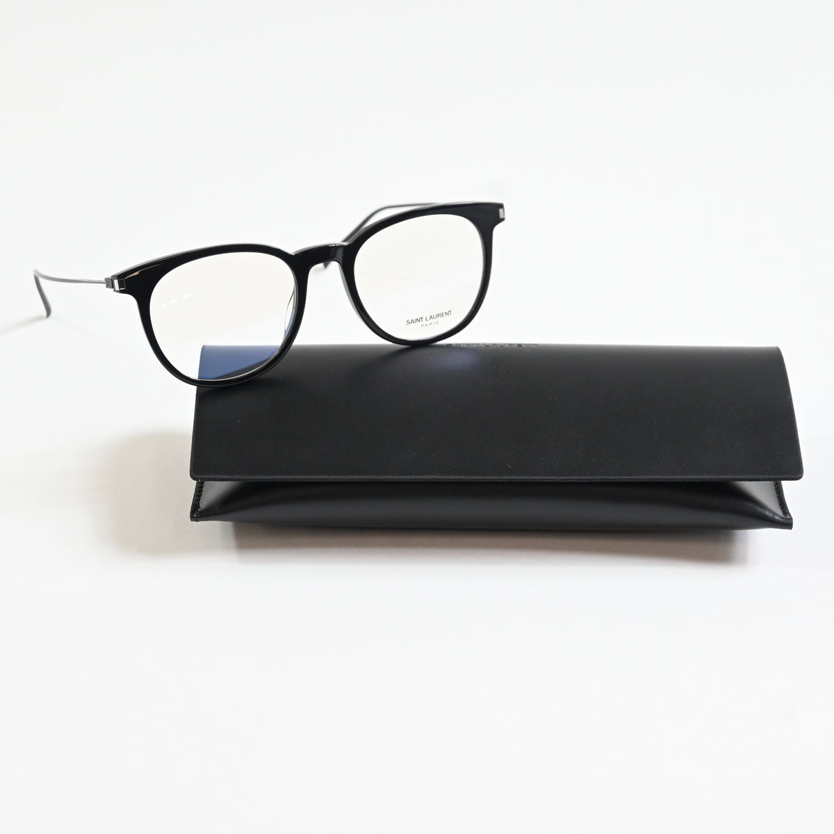 Yves Saint Laurent SL-579O 001 Mens Authentic Eyeglasses Black, 49mm - New