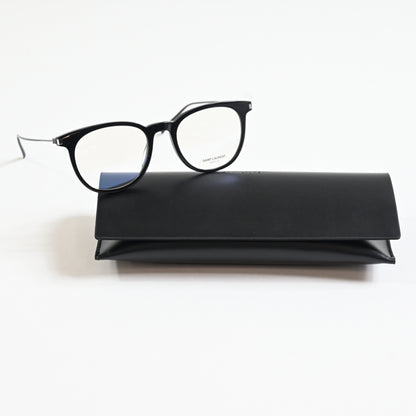 Yves Saint Laurent SL-579O 001 Mens Authentic Eyeglasses Black, 49mm - New