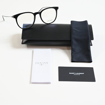 Yves Saint Laurent SL-579O 001 Mens Authentic Eyeglasses Black, 49mm - New