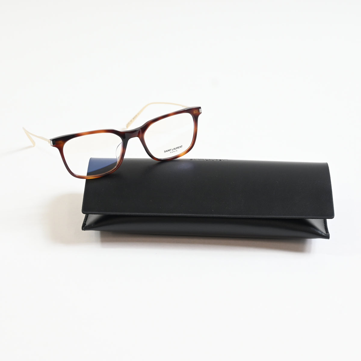 Yves Saint Laurent SL-578O 002 Womens Authentic Eyeglasses Havana/Gold, 48 - New