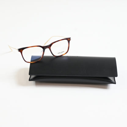 Yves Saint Laurent SL-578O 002 Womens Authentic Eyeglasses Havana/Gold, 48 - New