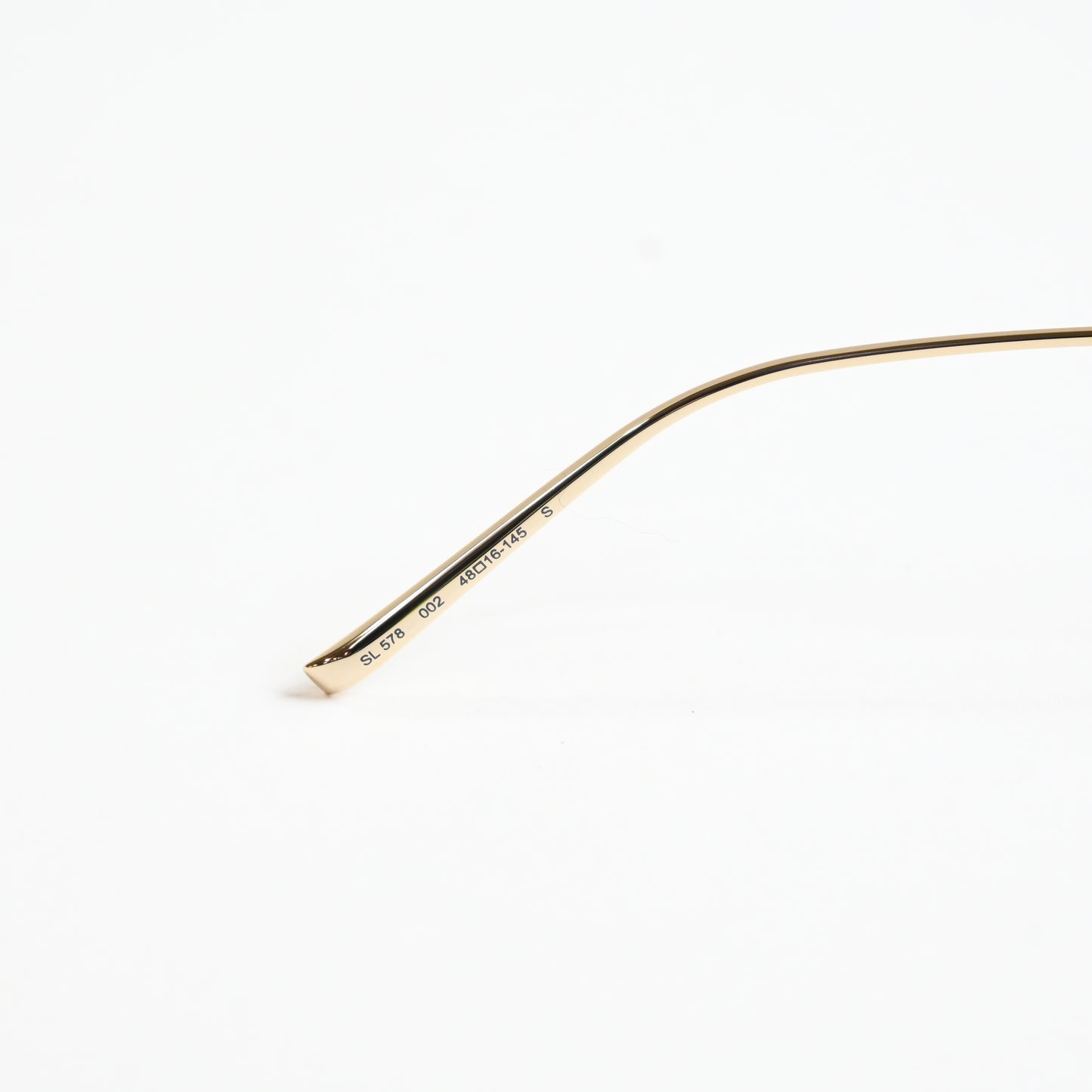 Yves Saint Laurent SL-578O 002 Womens Authentic Eyeglasses Havana/Gold, 48 - New