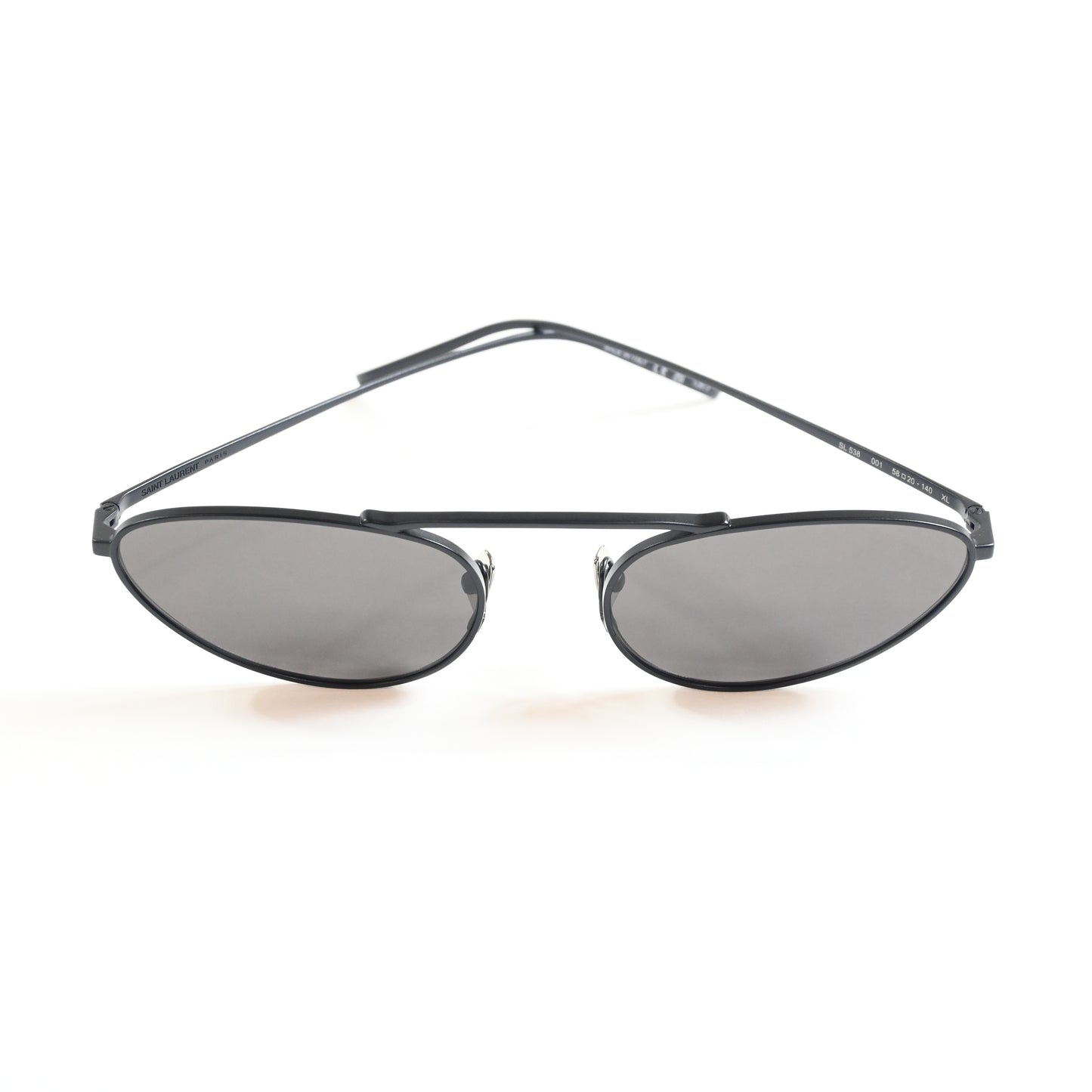 Yves Saint Laurent SL-538S 001 Womens Authentic Sunglasses Black, 58mm - New