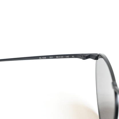 Yves Saint Laurent SL-538S 001 Womens Authentic Sunglasses Black, 58mm - New