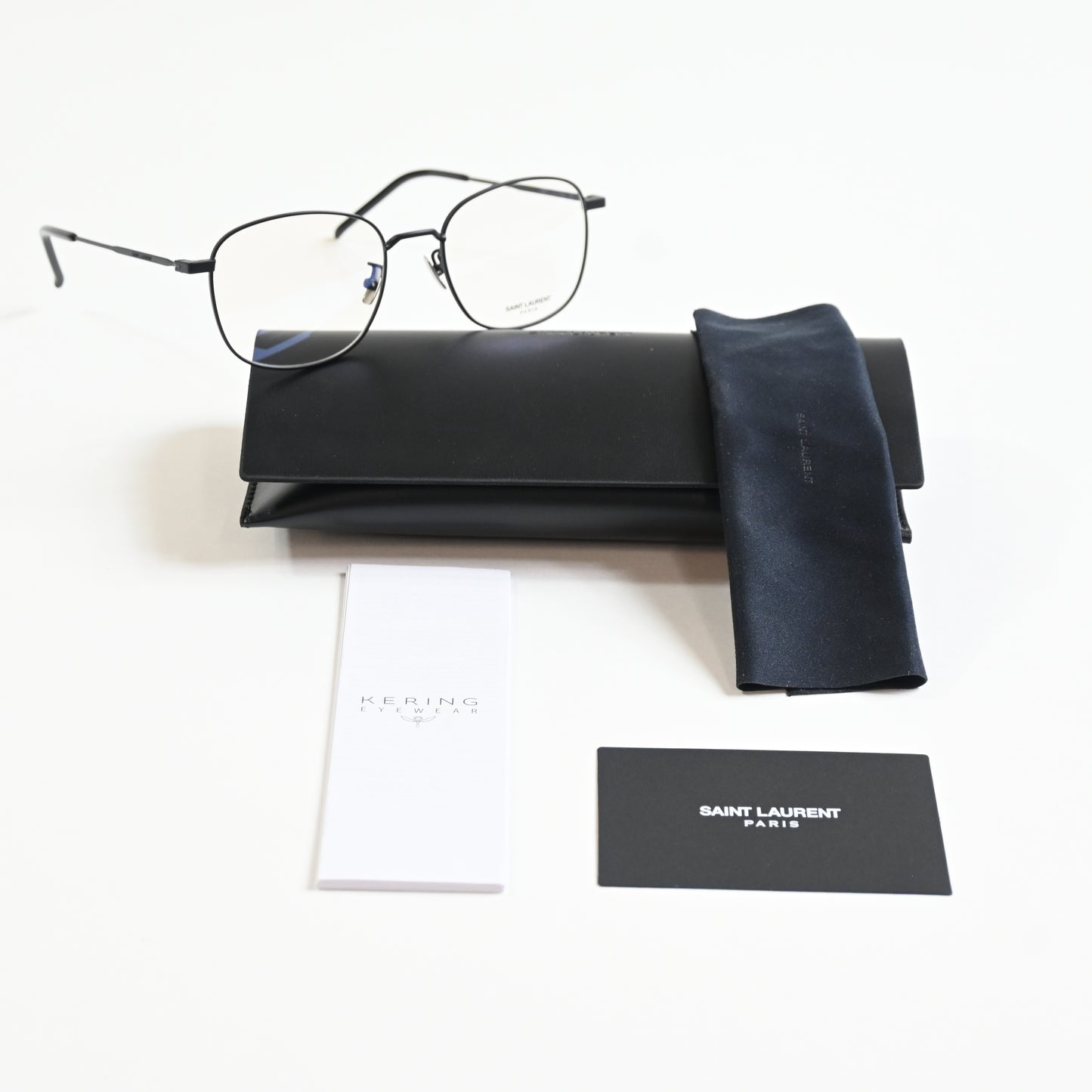 Yves Saint Laurent SL-492K 004 Mens Authentic Eyeglasses Black, 53mm - New