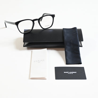 Yves Saint Laurent SL-28O 001 Unisex Authentic Eyeglasses Black, 50mm - New