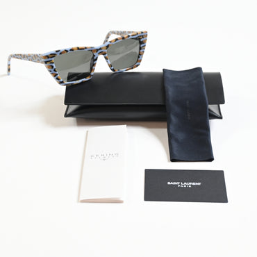 Yves Saint Laurent SL-276S-MICA 035 Womens Authentic Sunglasses Havana, 53 - New
