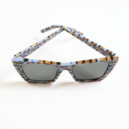 Yves Saint Laurent SL-276S-MICA 035 Womens Authentic Sunglasses Havana, 53 - New