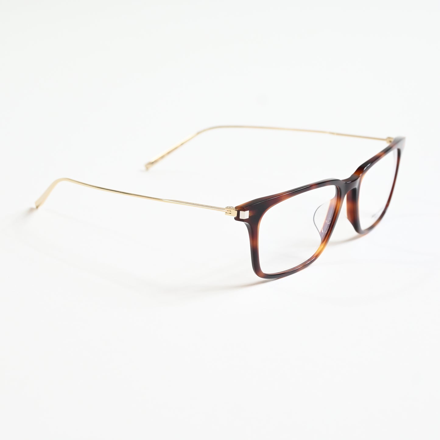 Yves Saint Laurent SL-625O 002 Mens Authentic Eyeglasses Havana/Gold, 55mm - New