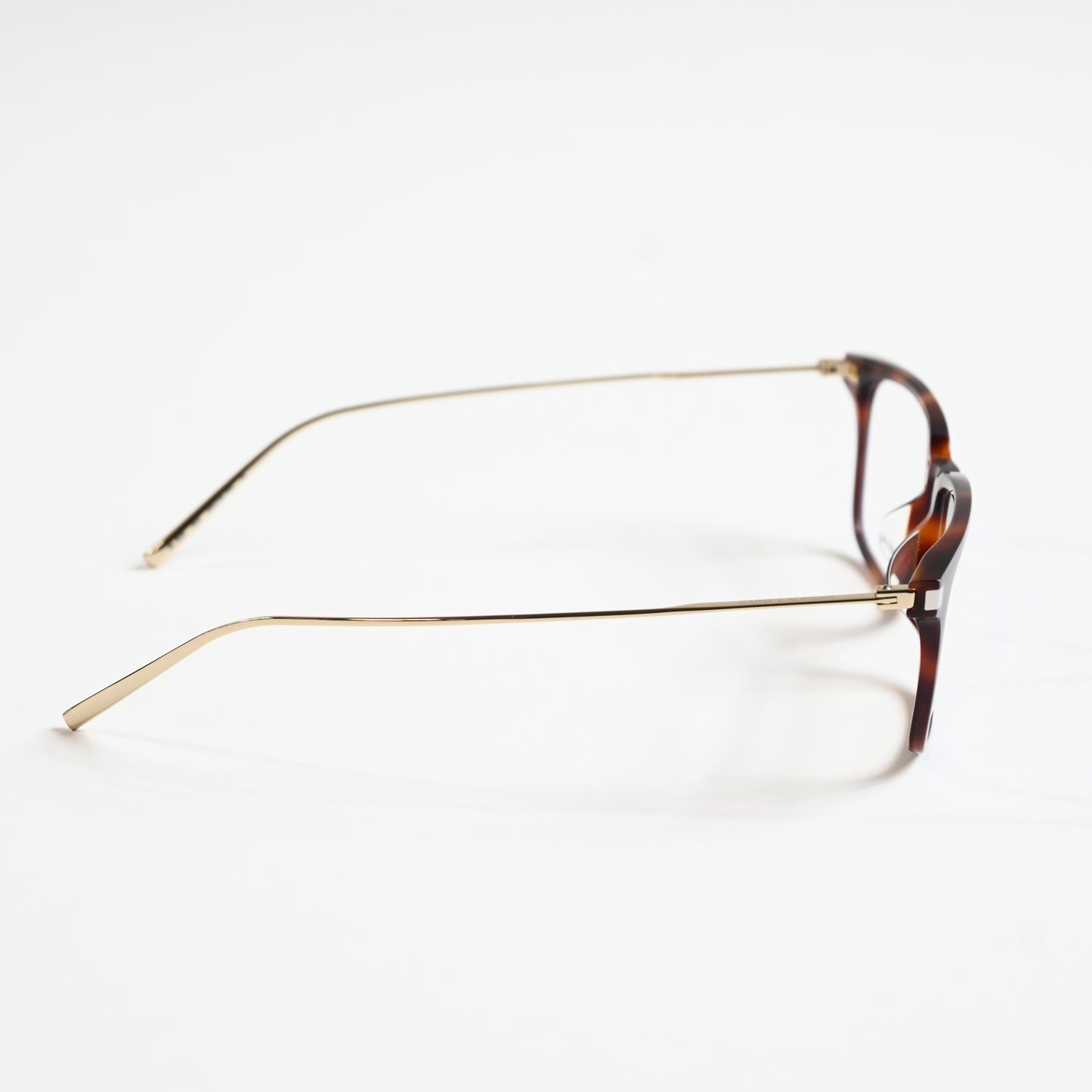 Yves Saint Laurent SL-625O 002 Mens Authentic Eyeglasses Havana/Gold, 55mm - New