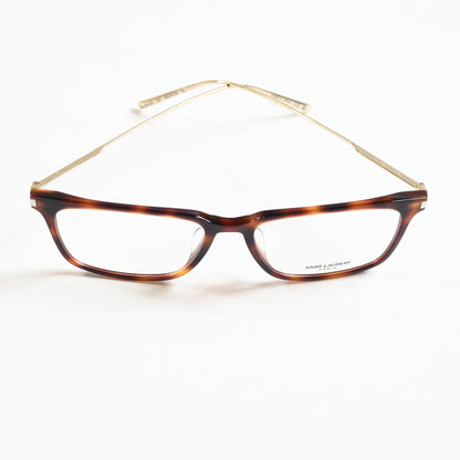 Yves Saint Laurent SL-625O 002 Mens Authentic Eyeglasses Havana/Gold, 55mm - New