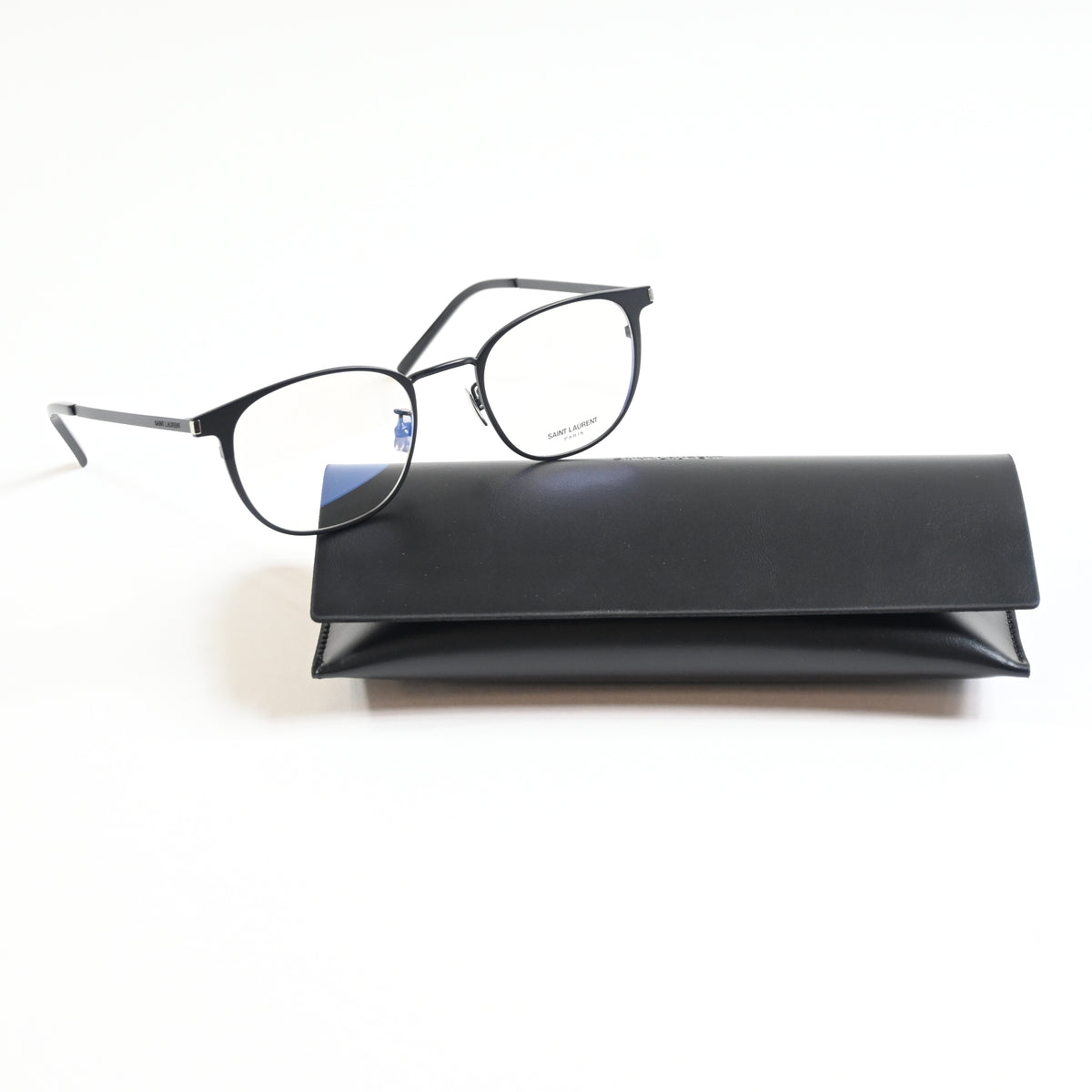 Yves Saint Laurent SL-584O 001 Mens Authentic Eyeglasses Black, 51mm - New