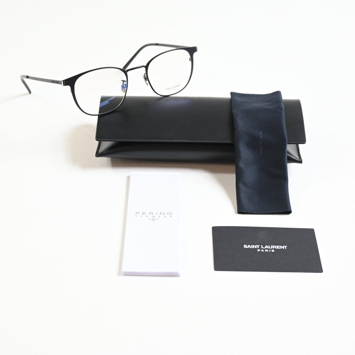 Yves Saint Laurent SL-584O 001 Mens Authentic Eyeglasses Black, 51mm - New