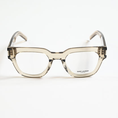 Yves Saint Laurent SL-661O 003 Unisex Authentic Eyeglasses Clear Beige, 50 - New