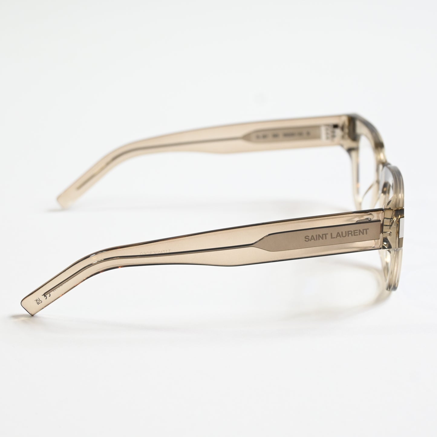 Yves Saint Laurent SL-661O 003 Unisex Authentic Eyeglasses Clear Beige, 50 - New