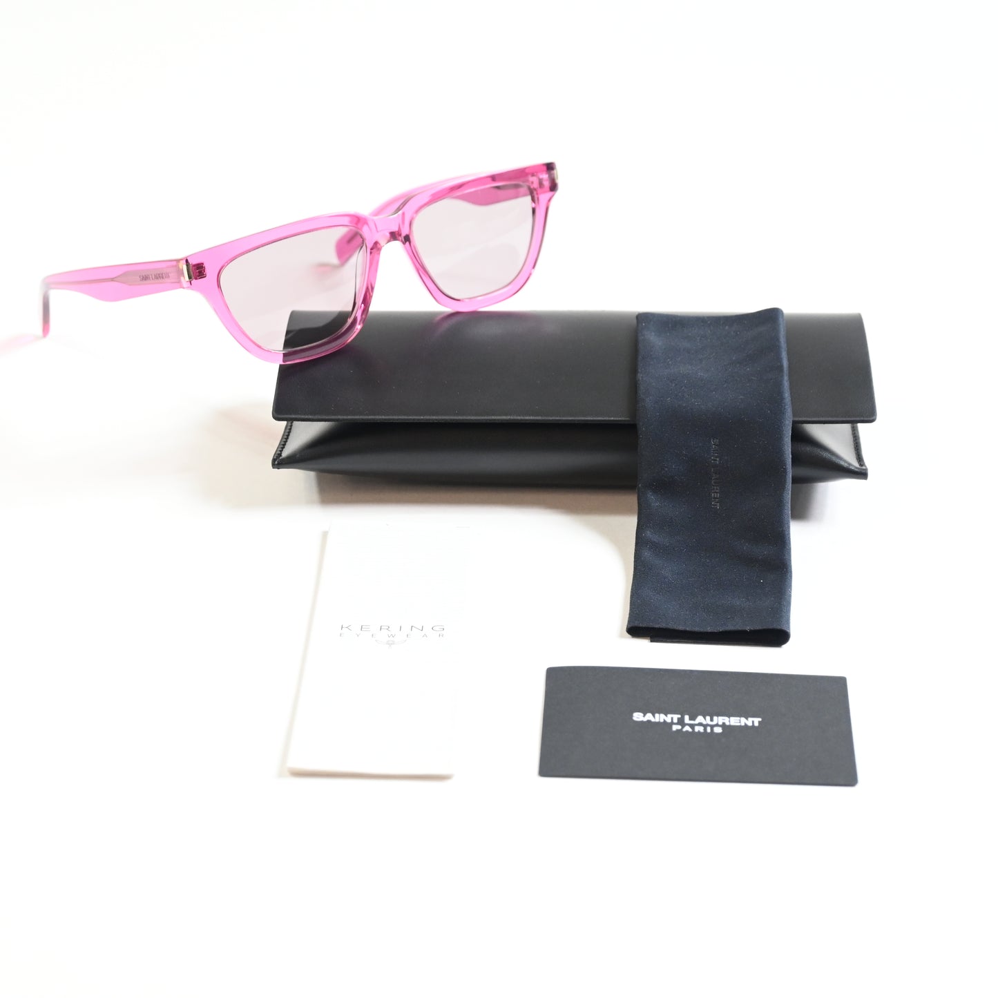 Yves Saint Laurent SL-462S-SULPICE 012 Womens Authentic Sunglasses Pink 53 - New