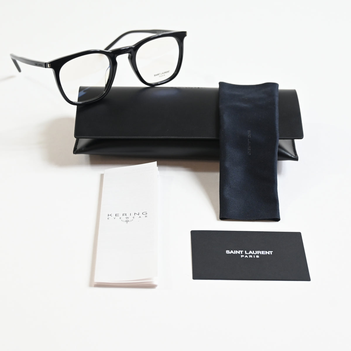 Yves Saint Laurent SL-623O 001 Mens Authentic Eyeglasses Black, 49mm - New