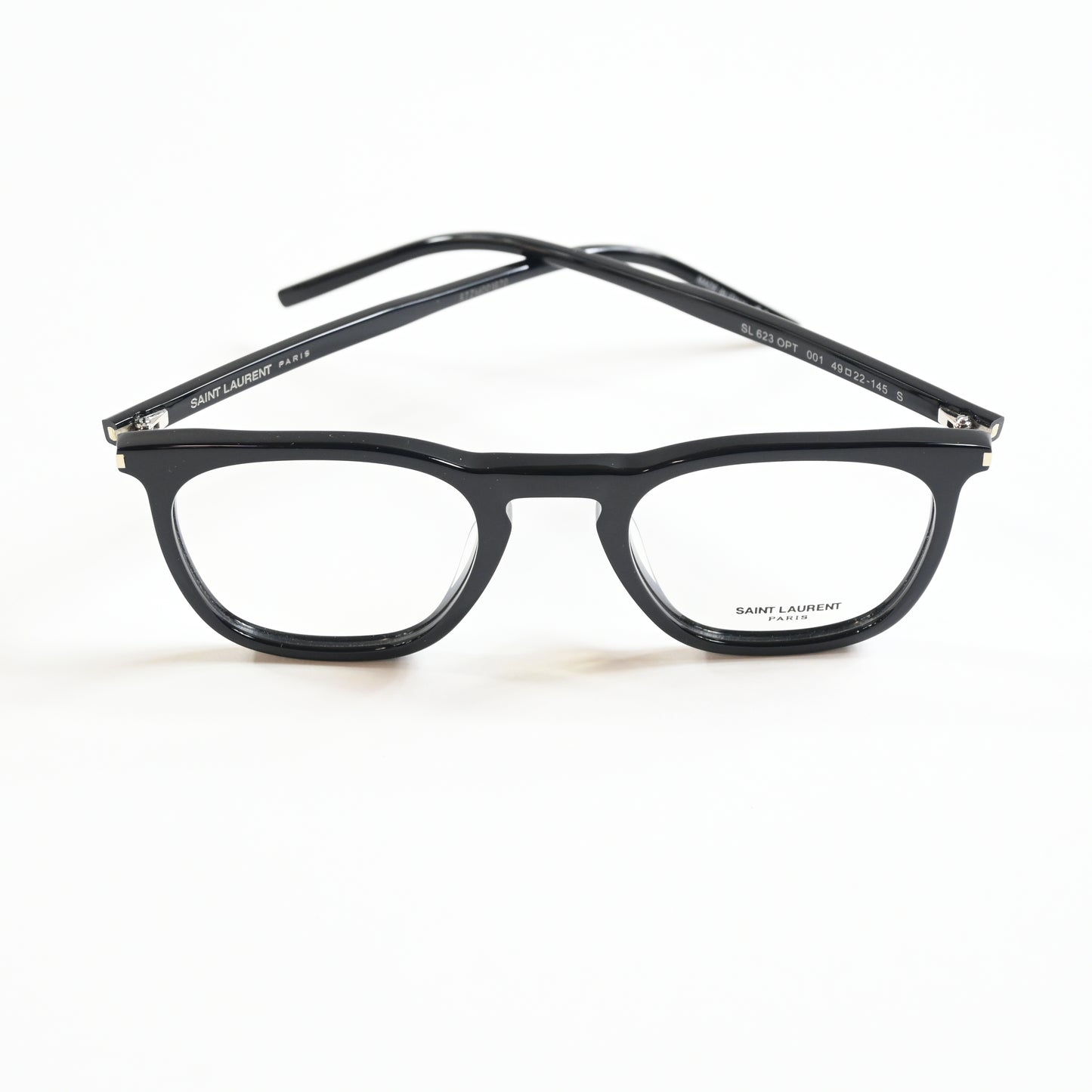 Yves Saint Laurent SL-623O 001 Mens Authentic Eyeglasses Black, 49mm - New
