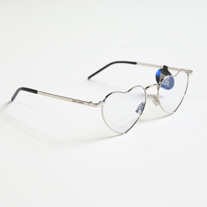 Yves Saint Laurent SL-301S-LOULOU 013 Unisex Authentic Eyeglasses Silver, 52 New