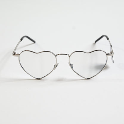 Yves Saint Laurent SL-301S-LOULOU 013 Unisex Authentic Eyeglasses Silver, 52 New