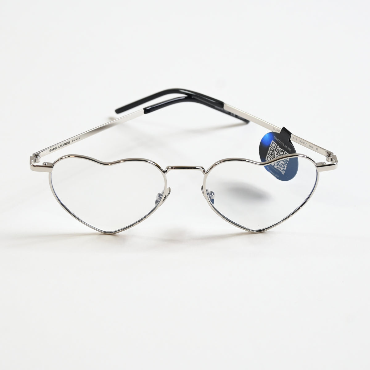 Yves Saint Laurent SL-301S-LOULOU 013 Unisex Authentic Eyeglasses Silver, 52 New