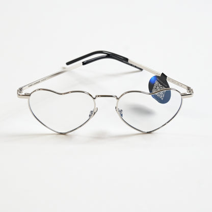 Yves Saint Laurent SL-301S-LOULOU 013 Unisex Authentic Eyeglasses Silver, 52 New
