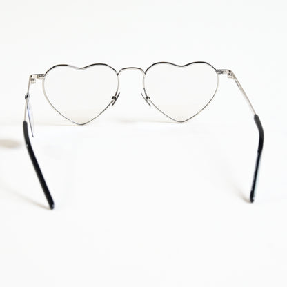 Yves Saint Laurent SL-301S-LOULOU 013 Unisex Authentic Eyeglasses Silver, 52 New
