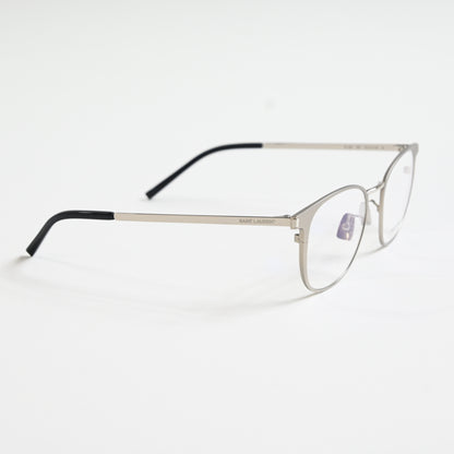 Yves Saint Laurent SL-584O 003 Mens Authentic Eyeglasses Clear Silver, 51 - New