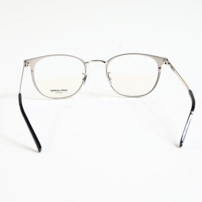 Yves Saint Laurent SL-584O 003 Mens Authentic Eyeglasses Clear Silver, 51 - New