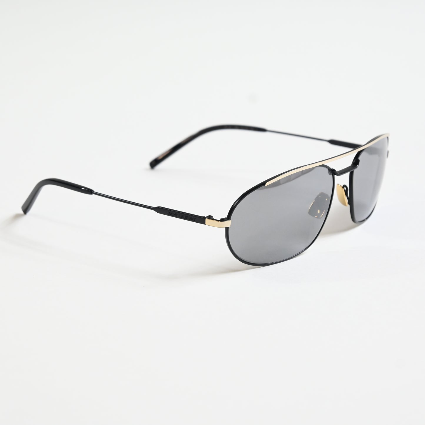 Yves Saint Laurent SL-561S 003 Mens Authentic Sunglasses Black/Silver, 61 - New