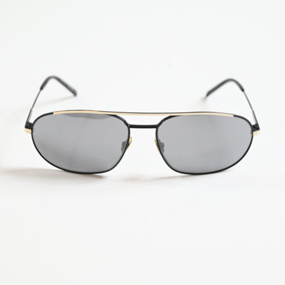 Yves Saint Laurent SL-561S 003 Mens Authentic Sunglasses Black/Silver, 61 - New